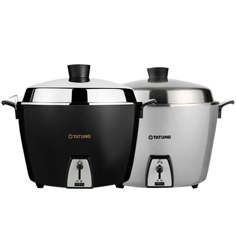 【送隔熱手套】TATUNG大同 10人份不鏽鋼電鍋 TAC-10L-MBK/MS 曜石黑/星河銀 (超商取貨付款一次限寄一顆)