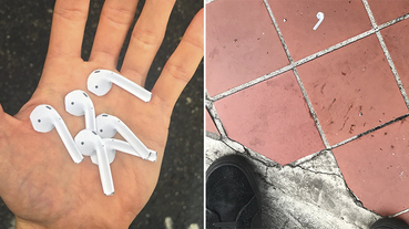 有人用 1:1 AirPods 貼紙 完成一秒讓果粉焦慮的街頭藝術作品