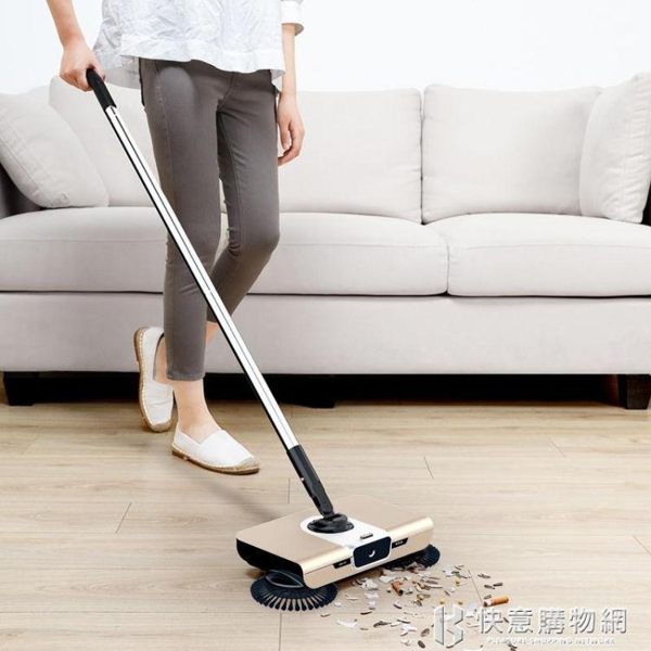 掃地機手推式吸塵器家用軟掃把簸箕套裝組合魔法掃帚魔術笤帚神器