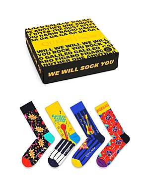 Happy Socks Queen Crew Socks Gift Box - Pack of 4