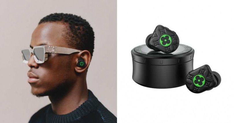 將經典老花融入其中，耳機也能成為讓人無法忽視的配件。Louis Vuitton HORIZON Black and Neon Green耳機／價格未定（圖／品牌提供）