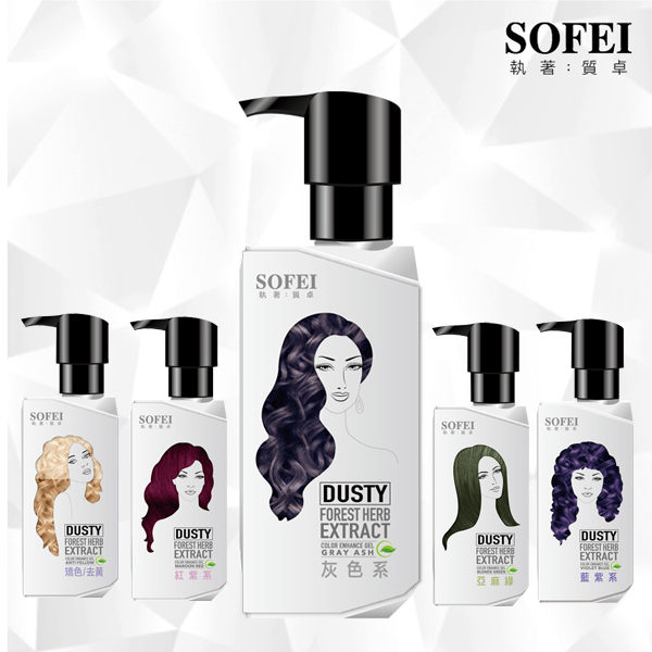 SOFEI 舒妃 型色家植萃添加染髮補色露 200ml 多色可選 【PQ 美妝】