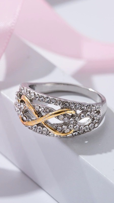 🟥💜 (R46) Luxegold No.15 - แหวนอินฟินิตี้