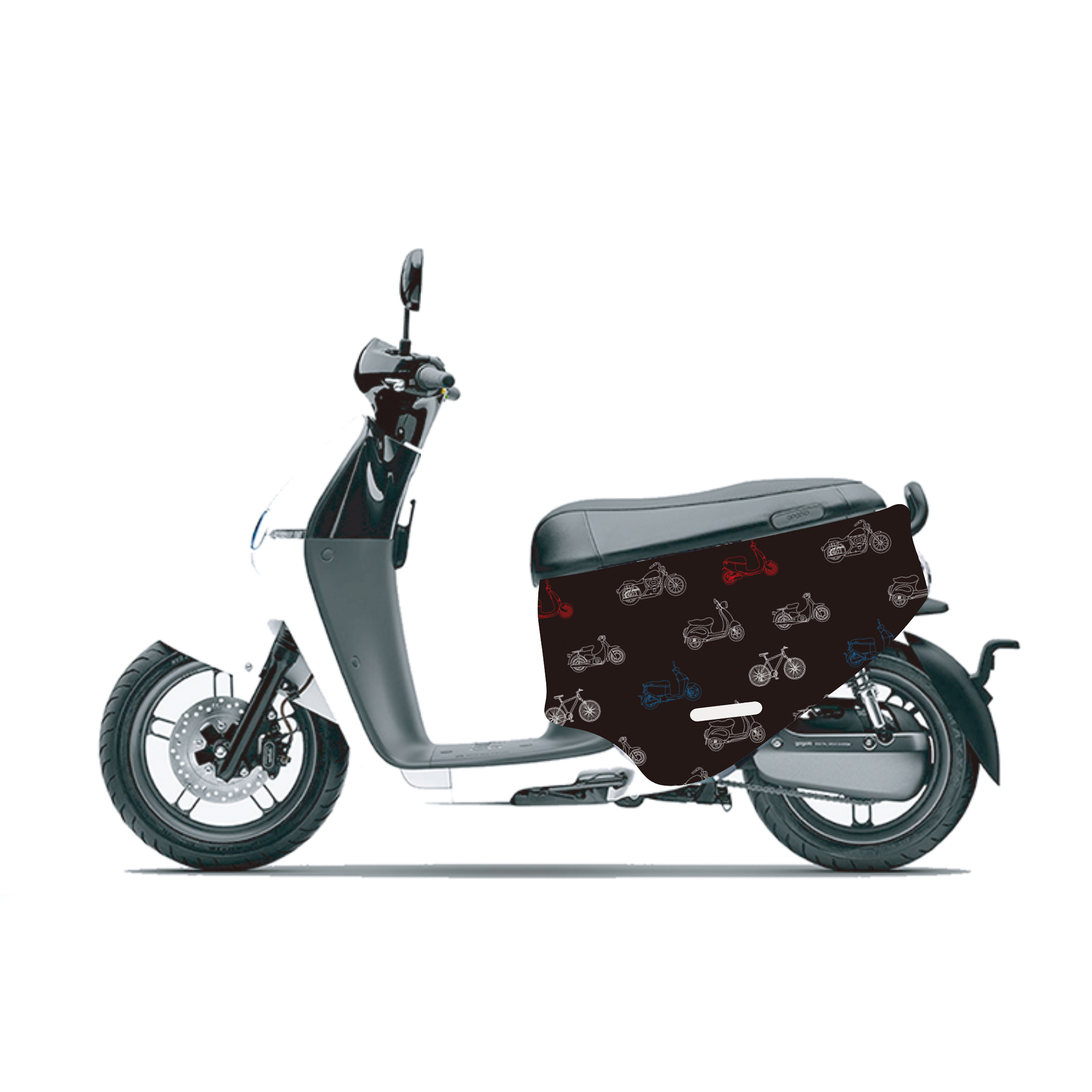 BLR gogoro ID84 雙輪集合 雙面車套 車身防刮套 潛水衣布 防刮套 保護套 車套 機車配備 電動車防刮 智慧雙輪