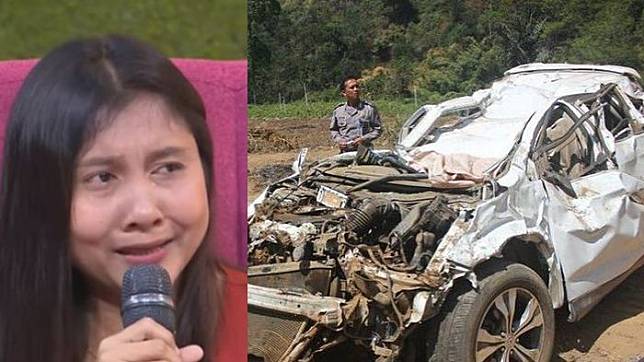 Tina, istri RS, korban kecelakaan Honda CRV di Sarangan