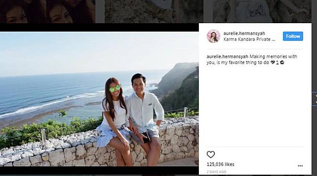 Libur Lebaran Bareng Pacar, Aurel Hermansyah Tutup Kolom Komentar