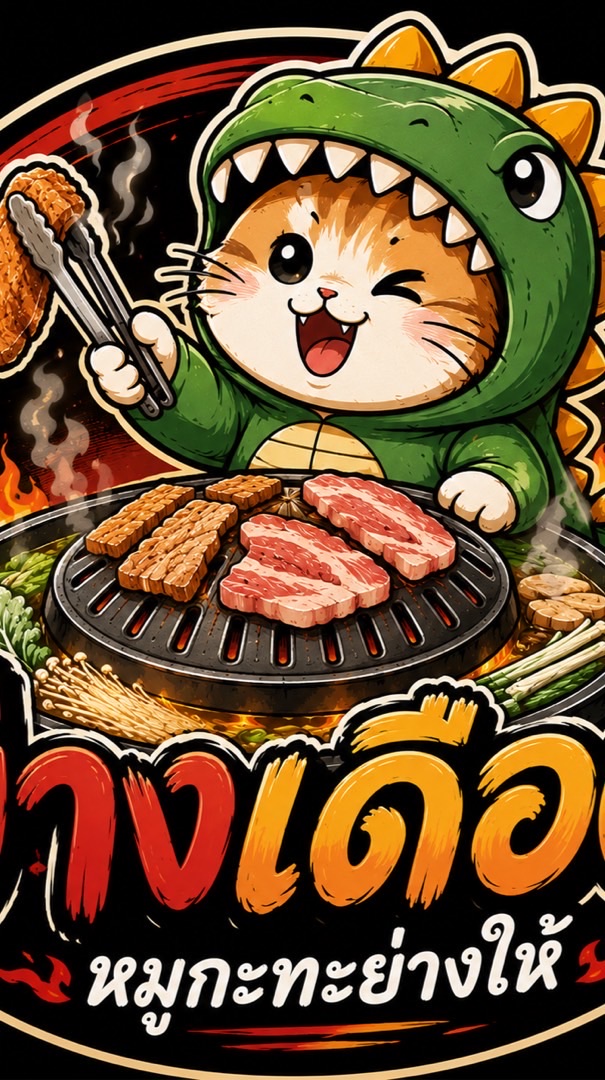 ย่างเดือด หมูกะทะย่างให้
