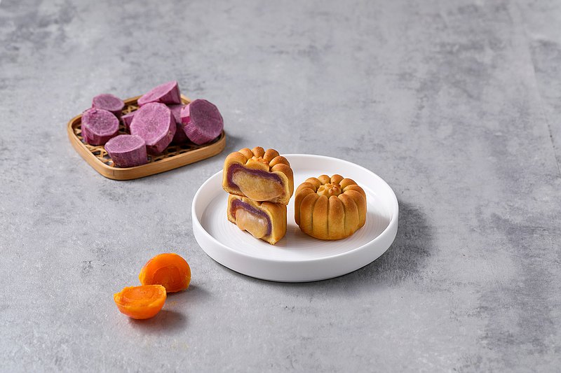 【和生御品】6入紫山藥流心月餅禮盒