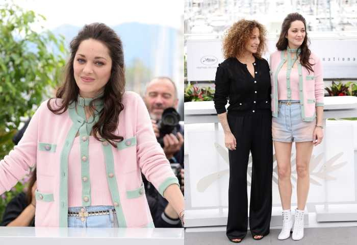 散發溫柔甜美感的粉紫色眼妝&唇妝，跟整體造型相當Match。（圖／品牌提供）