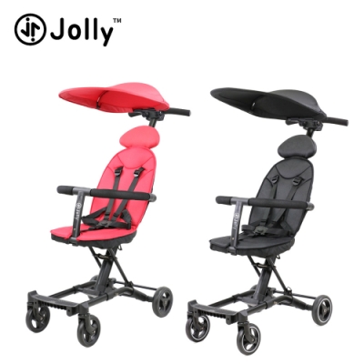 可調節椅背與遮陽設計 一踩雙煞系統 可變化成滑步車 子母車 二胎神器