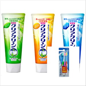 潔牙組合日本原裝進口添加專利磨擦顆粒分子 有助預防蛀牙 可有效消除口臭、牙齦發炎 專利超極細毛，細微深入齒縫及牙齦溝清潔