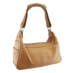 ◎九成新展示品-半價出清|◎|◎品牌:TOD'S品牌定位:國際精品背法:肩背包款:IT包顏色:米色系外層材質:牛皮內層材質:牛皮適用性別:女生開口方式:拉鍊式尺寸-長X寬X高:寬約30x高15x底部厚