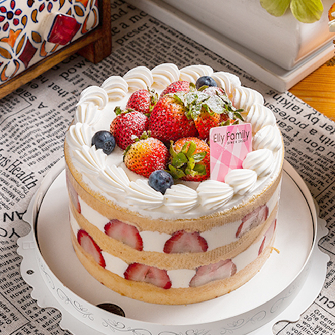 【艾立蛋糕】北海道草莓奶凍(6吋)