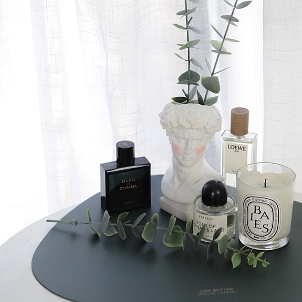 北歐ins復古腮紅大衛化妝筒花瓶擺件化妝台化妝刷收納桶韓國網紅