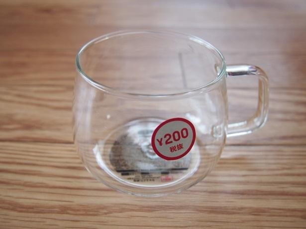 レンジもok 0円で買える ダイソー 耐熱ガラスマグ