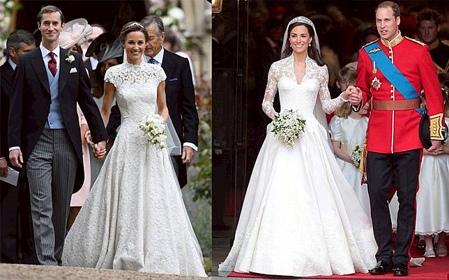  Gaun Pengantin Pippa vs Kate Middleton 