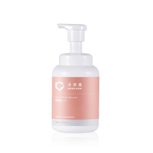 淨淨 cleanclean 淨潤膚胺基酸洗浴慕斯沐浴瓶600mlX4瓶［衛立兒生活館］