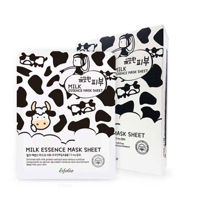 esfolio 高效精華面膜-牛奶10入 25mlx10