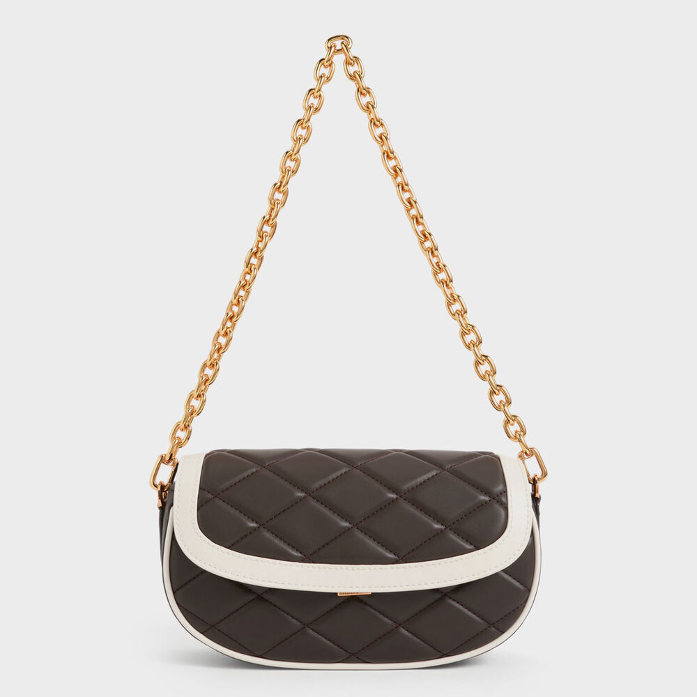 Lillie 菱格紋肩背包