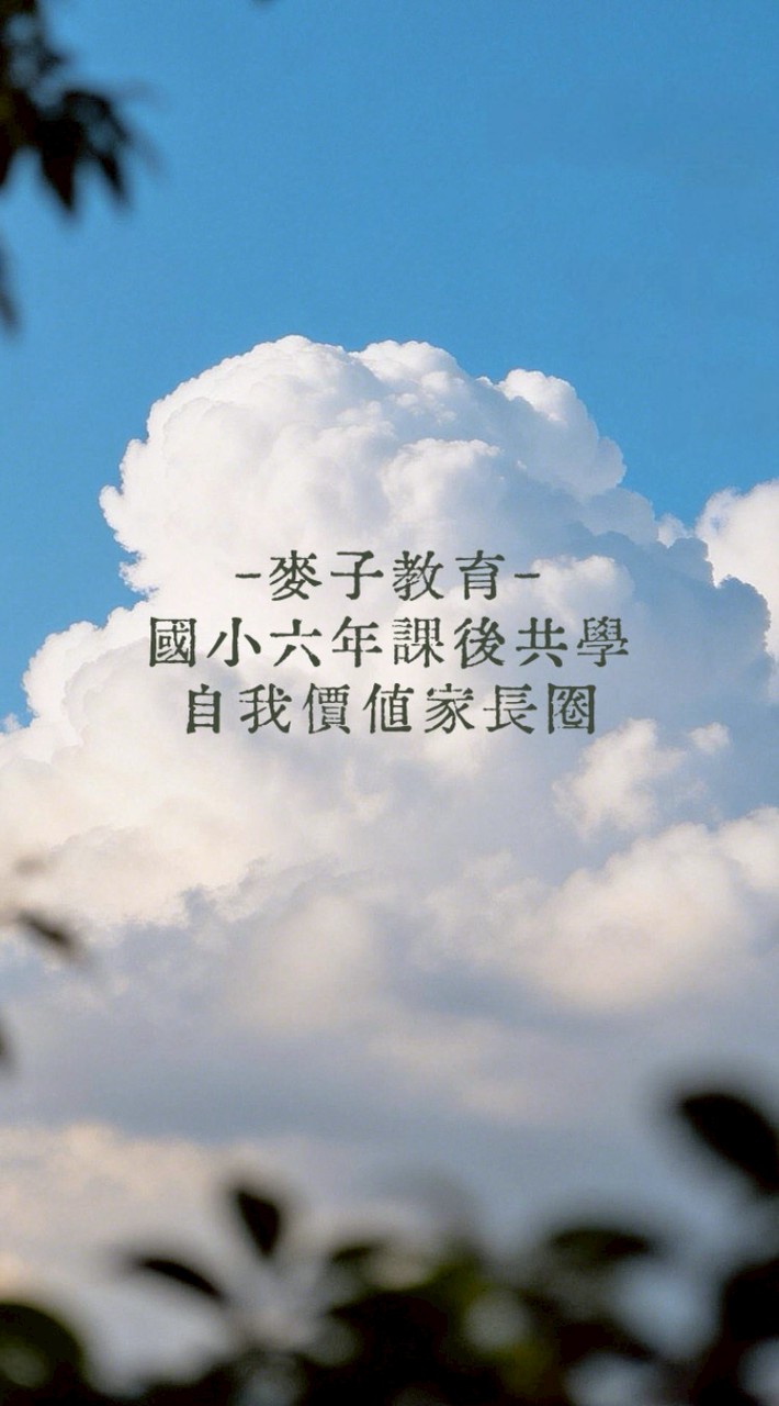 麥子教育｜國小六年課後共學・自我價值家長圈