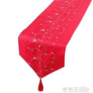 田園布藝餐桌布桌旗現代簡約茶幾桌布桌墊鞋櫃電視櫃長方形蓋布