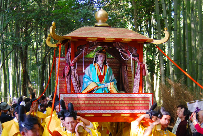 欣賞平安時代華麗的宮廷遊行，嵐山野宮神社「斎宮行列」1