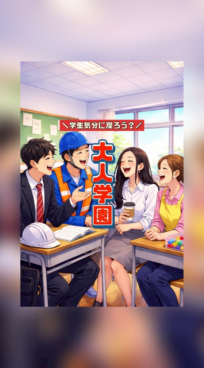 ✎。大人学園【教室】ꕀ⋆全国🌍の学生気分を味わいたい大人の為のどこか懐かしさのある雑談部屋🗣ꕀ⋆