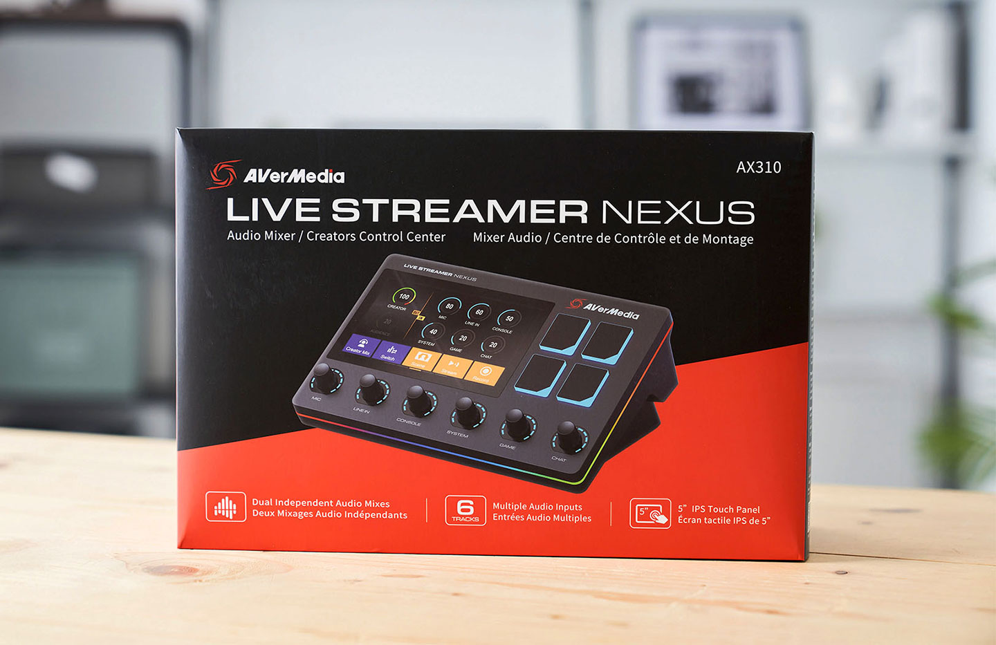 圓剛 Live Streamer NEXUS AX310 直播控制器開箱：直播客、實況主必備控場神器，同場加映黑鳩動圈式 XLR 麥克風 ...