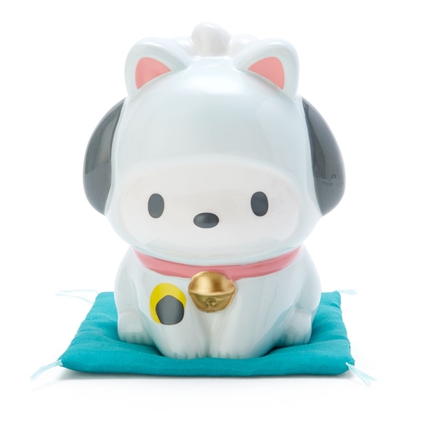 Pochacco 帕帢狗三麗鷗招財貓存錢筒-藍