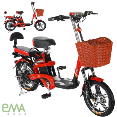 【 EMA 】EF-688 馬力歐 48V鋰電 LED超亮大燈 輕便 電動輔助自行車