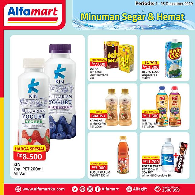 Promo Minuman Sehat Dan Hemat Alfamart Alfamart Line Today