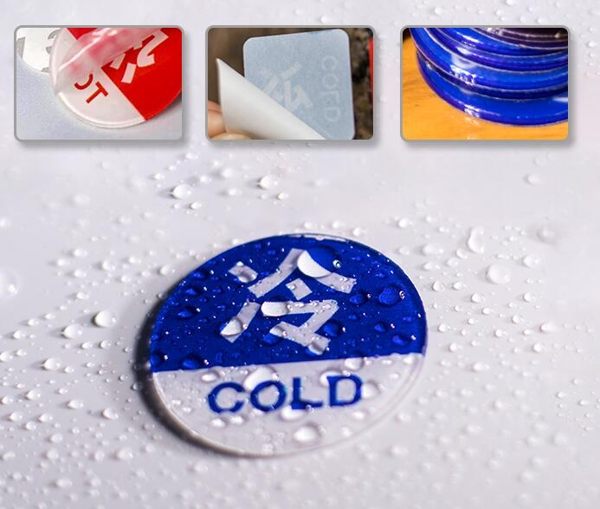 指示牌-冷熱標識貼 酒店浴室家用衛生間水龍頭開關冷熱水標簽 紅藍提示貼 糖糖日系女屋