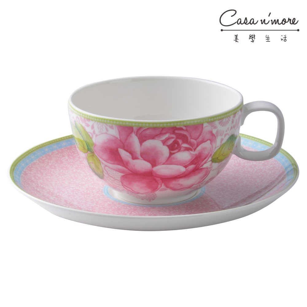 下午茶時更多了一份優雅浪漫，不論是喝花茶或是咖啡飲品都十分合適。點心盤除了適合將茶杯放在上面裝飾之外，也適合放一些餅乾、蛋糕點心。而因為此商品浪漫可愛，在餐桌上都特別引人注目，是極適合送禮的商品。 R