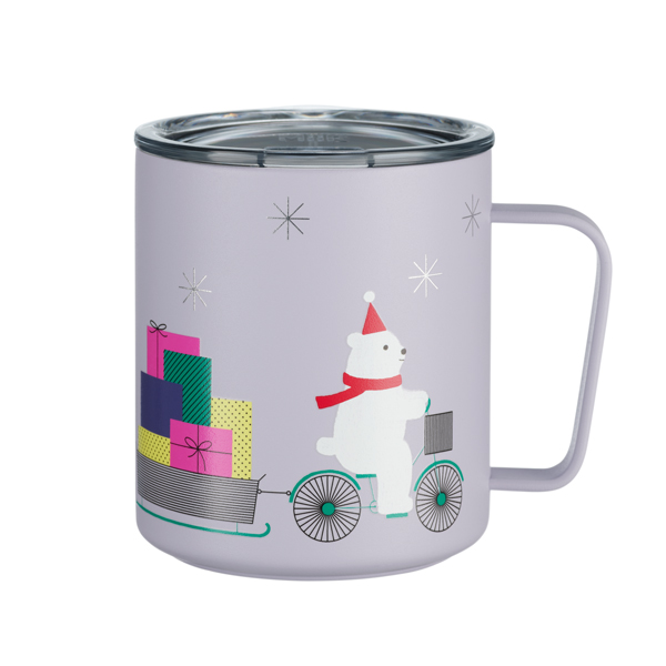 星巴克耶誕好友不鏽鋼把手杯