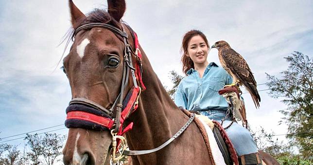 《女力報到》女星遭猛禽抓傷　「亮亮」顏以娜帥當馴鷹人