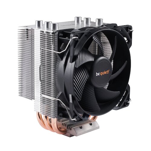 ◎高達120W 的TDP 散熱效能◎在空間有限的電腦機殼裡可配置多組RAM 記憶體◎配備三根具有鋁蓋的高性能6mm 熱導管◎靜音最佳化, 七片扇葉, 92mm 的be quiet! 風扇(最大噪音值2