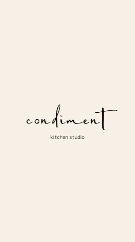 condiment kitchen studio@learn