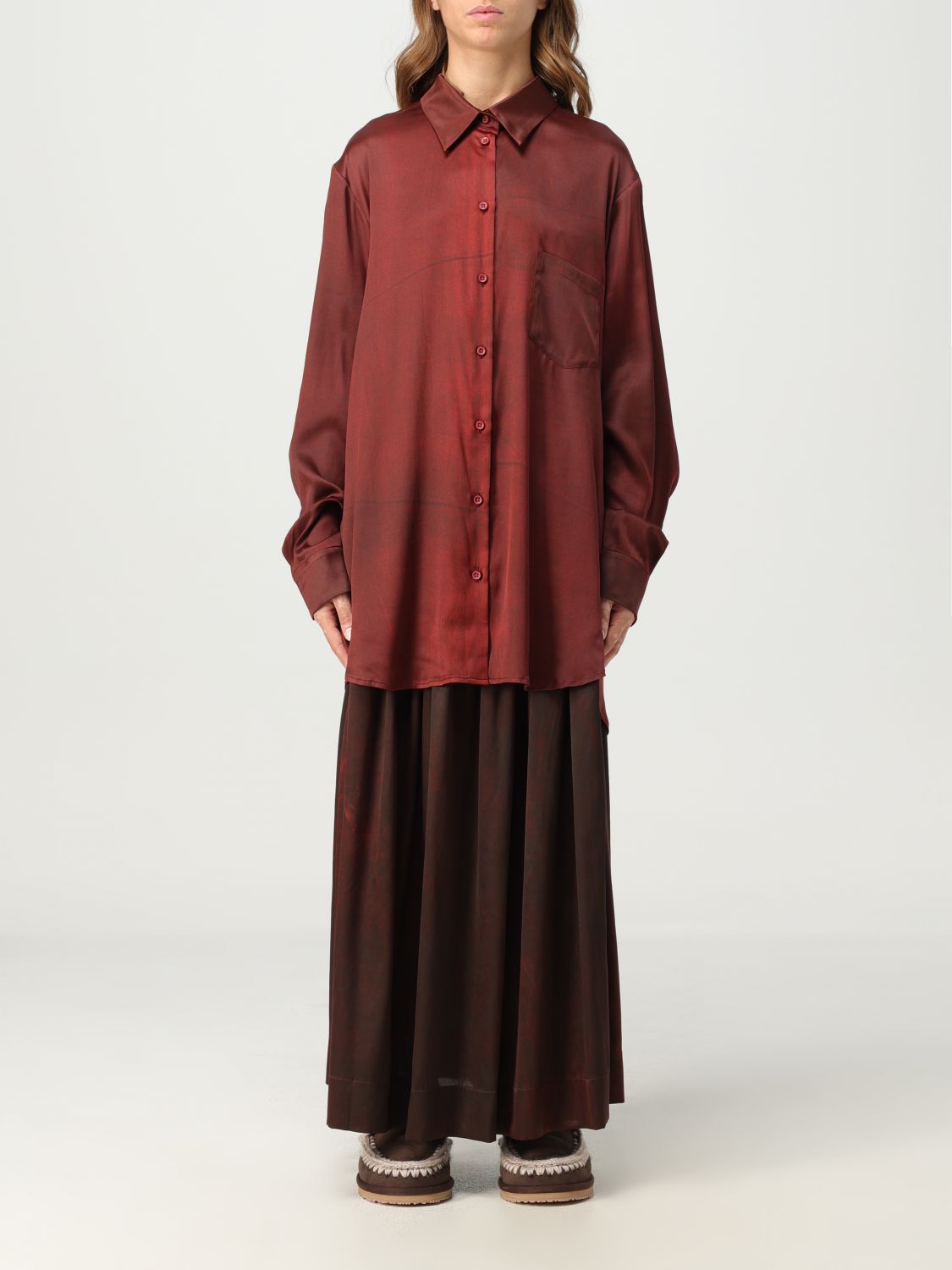 Shirt UMA WANG Woman colour Red