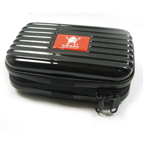 AWANA多功能輕巧ABS/PC硬殼過夜包盥洗包 (隨機色)