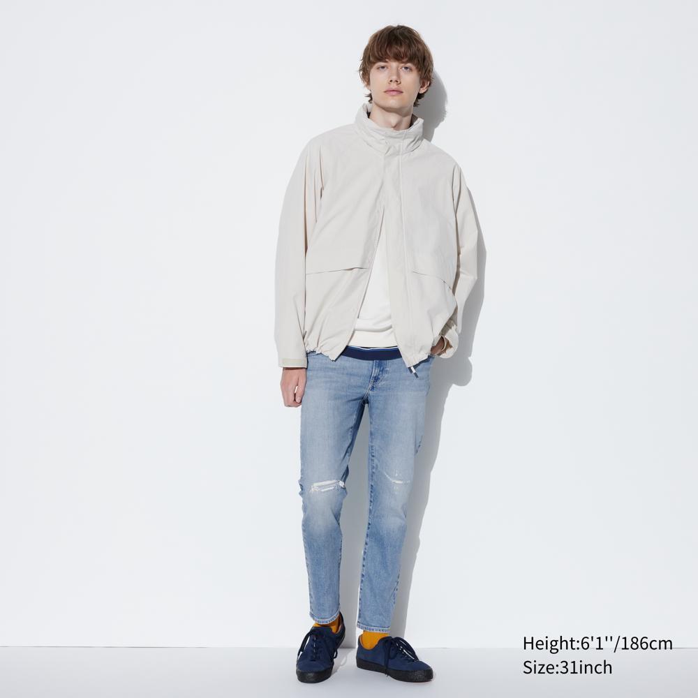 Slim Fit刷破牛仔褲