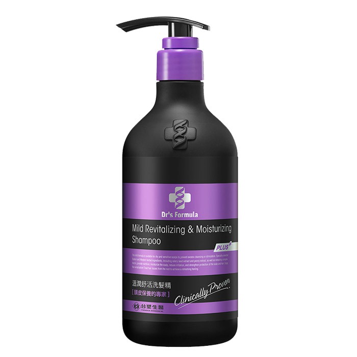 【Dr’s Formula 台塑生醫】溫潤舒活洗髮精 (580g/瓶)