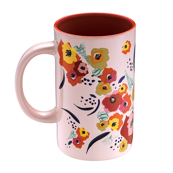 星巴克艾蜜莉在巴黎花卉MUG