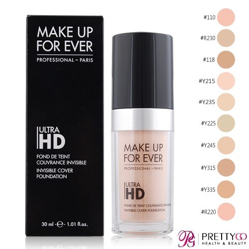 MAKE UP FOR EVER ULTRA HD超進化無瑕粉底液(30ml)-多色可選【美麗購】