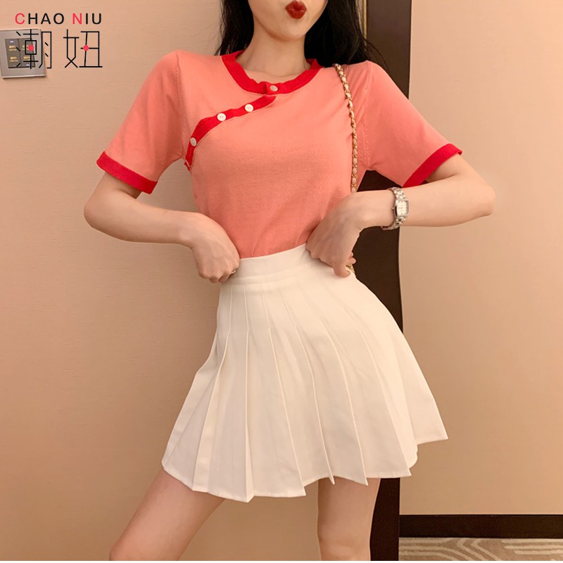 [優質現貨] 百褶裙 短裙 韓版百搭軟妹a字裙 高腰半身裙 韓國少女半身裙 素色半身短裙 迷你裙 韓系學院風 女生衣著