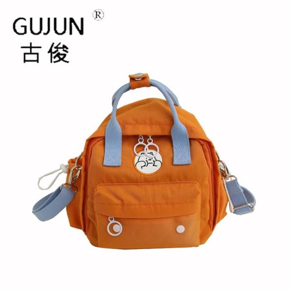 上新小包包雙肩包女小清新少女日系軟妹帆布斜跨背包百搭迷你書包