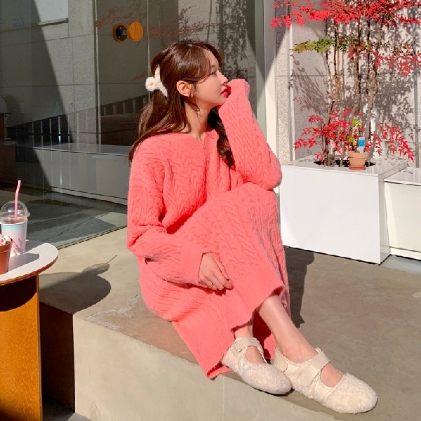 mis325顏色：橙色/粉色尺寸：f質料：針織