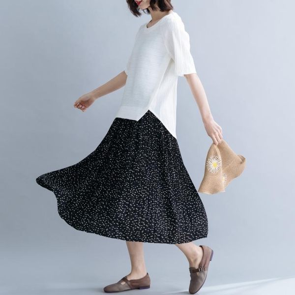 寬鬆上衣實拍上衣 百褶裙半身裙9284#（N807）