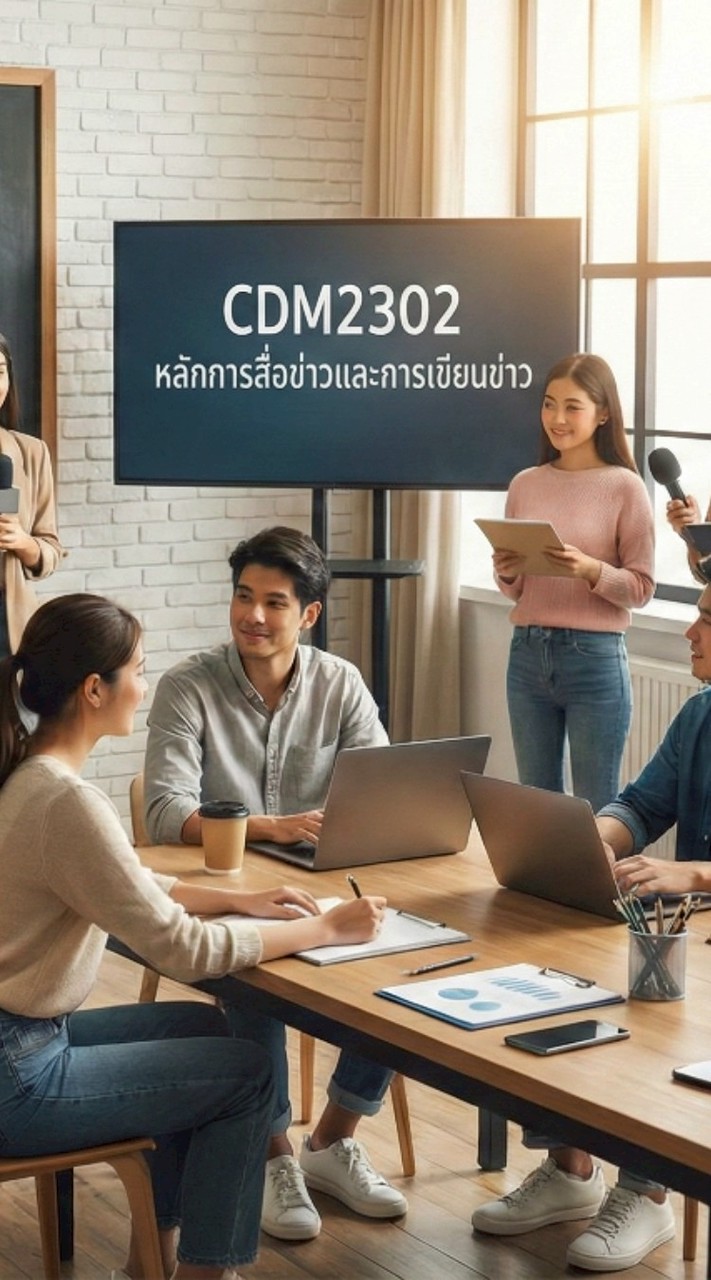 CDM2302 หลักการสื่อข่าวและการเขียนข่าว