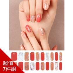 ◎3分鐘光療美甲DIY立即上手！|◎|◎主商品：1.VAVACOCO光感凝膠美甲貼片-紫金富貴(20片/包)x12.VAVACOCO光感凝膠美甲貼片-橙橘閃耀(20片/包)x13.VAVACOCO光感