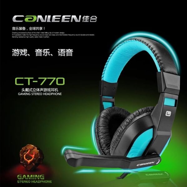 canleen/佳合 CT-770頭戴式CF電競游戲耳機臺式電腦耳麥帶麥話筒【快速出貨】